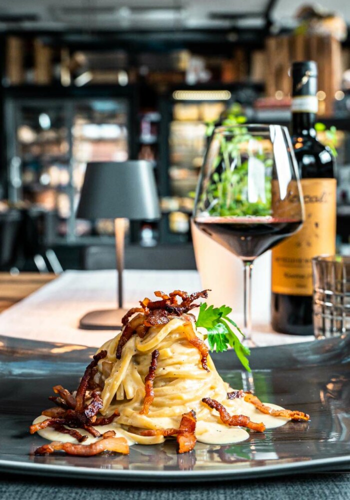 Pasta mit Rotwein - Restaurant due amici by Nuivi, Rodgau bei Frankfurt