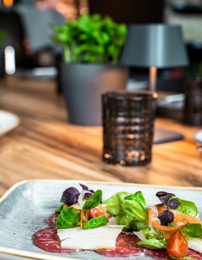 Rindercarpaccio - einzigartig im Restaurant Nuivi in Rodgau bei Frankfurt